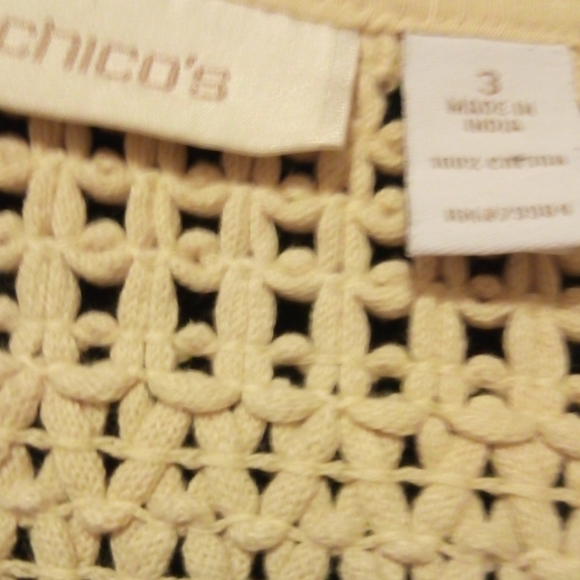 Chico's open weave sweater - Picture 2 of 2